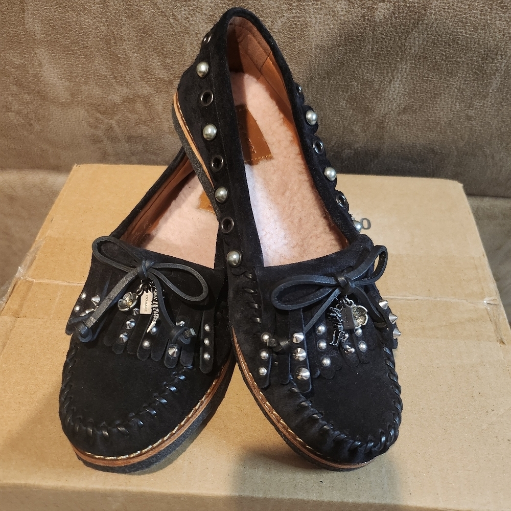 Coach Roccasin Slip On shoes size 7